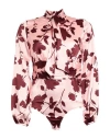 P.a.r.o.s.h P. A.r. O.s. H. Woman Bodysuit Pink Size Xs Silk, Elastane In Pink