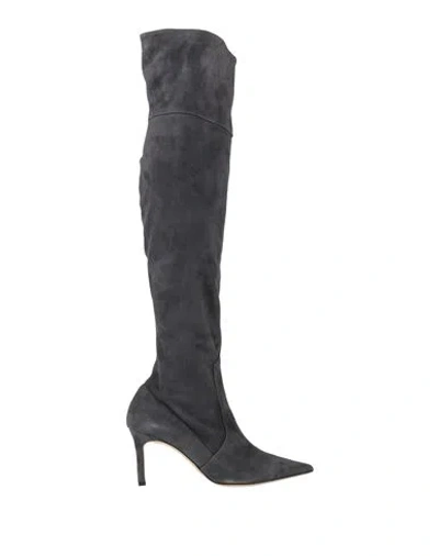 P.a.r.o.s.h P. A.r. O.s. H. Woman Boot Charcoal Size 8 Leather In Gray