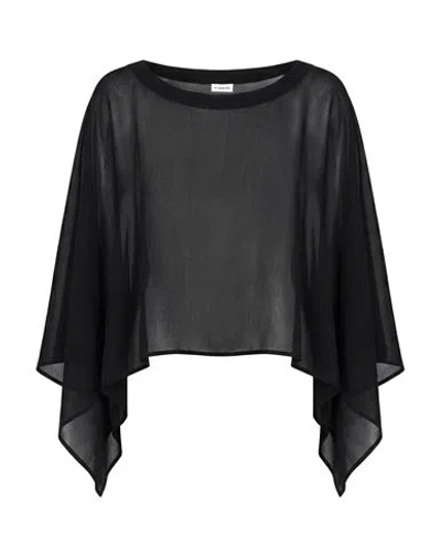 P.a.r.o.s.h P. A.r. O.s. H. Woman Cape Black Size L Polyester