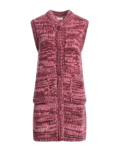 P.a.r.o.s.h P. A.r. O.s. H. Woman Cardigan Fuchsia Size M Wool, Acrylic, Alpaca Wool, Mohair Wool, Polyamide In Pink