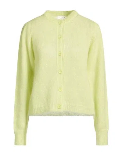P.a.r.o.s.h P. A.r. O.s. H. Woman Cardigan Lime Green Size S Mohair Wool, Polyamide, Wool In Multi