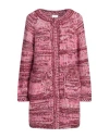 P.a.r.o.s.h P. A.r. O.s. H. Woman Coat Magenta Size M Wool, Acrylic, Alpaca Wool, Mohair Wool, Polyamide In Magenta
