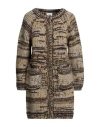 P.a.r.o.s.h P. A.r. O.s. H. Woman Coat Mustard Size M Wool, Acrylic, Alpaca Wool, Mohair Wool, Polyamide In Yellow