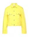 P.a.r.o.s.h Denim Outerwear In Yellow
