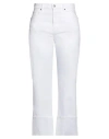 P.a.r.o.s.h P. A.r. O.s. H. Woman Denim Pants Off White Size S Cotton, Elastane