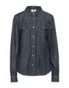 P.a.r.o.s.h Denim Shirts In Blue