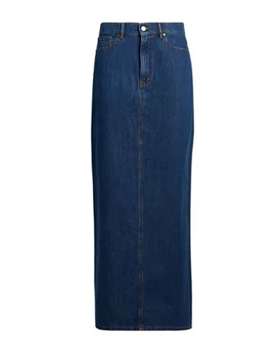 P.a.r.o.s.h P. A.r. O.s. H. Woman Denim Skirt Blue Size M Cotton