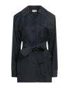 P.a.r.o.s.h P. A.r. O.s. H. Woman Overcoat Midnight Blue Size L Polyester In Blue