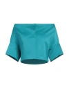 P.a.r.o.s.h P. A.r. O.s. H. Woman Jacket Turquoise Size L Polyester In Blue