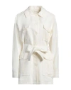 P.a.r.o.s.h P. A.r. O.s. H. Woman Jacket White Size L Viscose, Linen