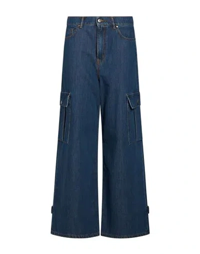 P.a.r.o.s.h P. A.r. O.s. H. Woman Jeans Blue Size S Cotton