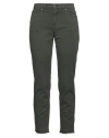 P.a.r.o.s.h P. A.r. O.s. H. Woman Denim Pants Dark Green Size L Cotton In Green