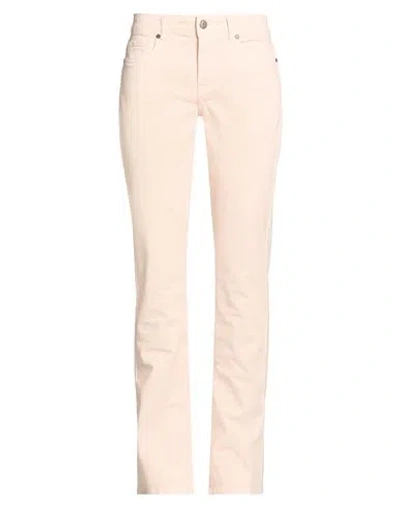 P.a.r.o.s.h P. A.r. O.s. H. Woman Jeans Light Pink Size M Cotton, Elastane In Animal Print