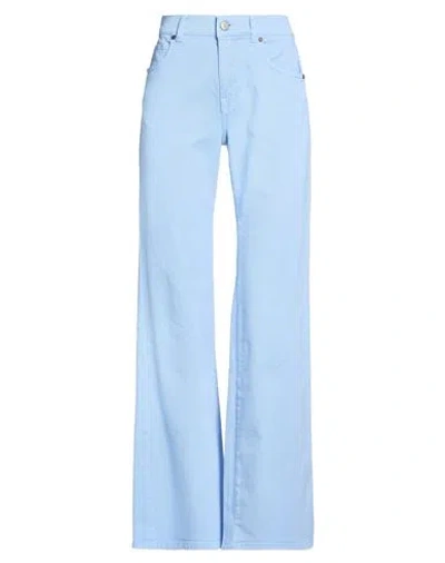 P.a.r.o.s.h P. A.r. O.s. H. Woman Jeans Sky Blue Size S Cotton, Elastane