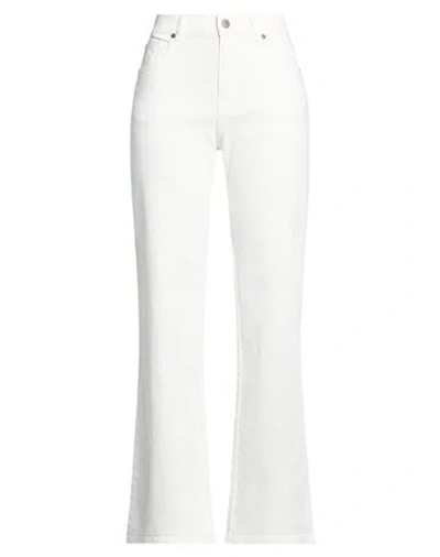 P.a.r.o.s.h P. A.r. O.s. H. Woman Jeans White Size M Cotton, Elastane