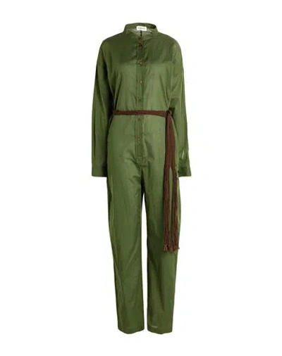 P.a.r.o.s.h P. A.r. O.s. H. Woman Jumpsuit Military Green Size L Cotton