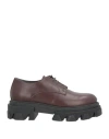 P.a.r.o.s.h P. A.r. O.s. H. Woman Lace-up Shoes Dark Brown Size 9 Calfskin