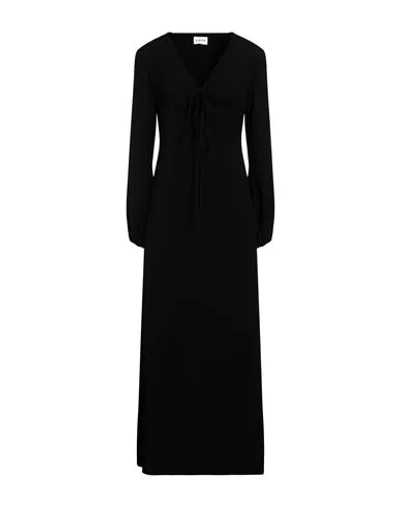 P.a.r.o.s.h P. A.r. O.s. H. Woman Maxi Dress Black Size M Polyester In Black
