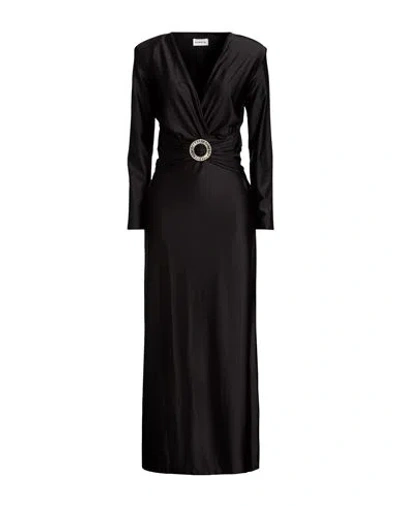 P.a.r.o.s.h P. A.r. O.s. H. Woman Maxi Dress Black Size M Polyamide, Elastane