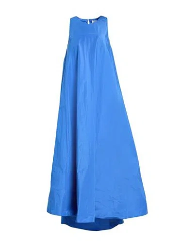 P.a.r.o.s.h P. A.r. O.s. H. Woman Maxi Dress Blue Size Xs Polyester
