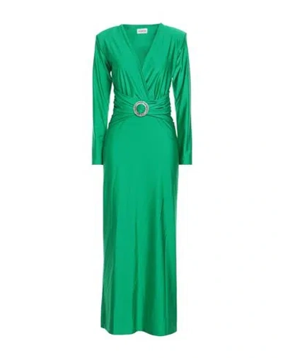 P.a.r.o.s.h P. A.r. O.s. H. Woman Maxi Dress Emerald Green Size S Polyamide, Elastane
