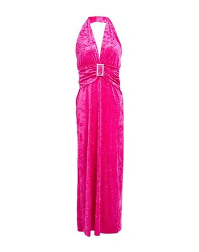 P.a.r.o.s.h P. A.r. O.s. H. Woman Maxi Dress Fuchsia Size M Polyamide, Elastane In Pink