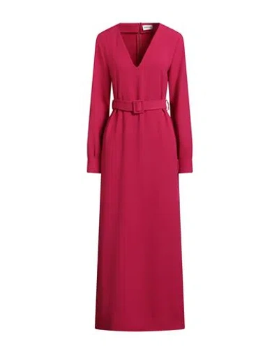 P.a.r.o.s.h P. A.r. O.s. H. Woman Maxi Dress Fuchsia Size M Polyester In Pink