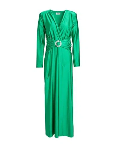 P.a.r.o.s.h P. A.r. O.s. H. Woman Maxi Dress Green Size M Polyamide, Elastane