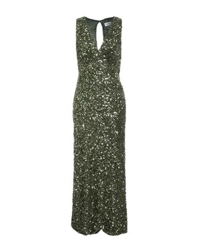 P.a.r.o.s.h P. A.r. O.s. H. Woman Maxi Dress Green Size M Polyester, Elastane