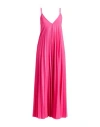 P.a.r.o.s.h P. A.r. O.s. H. Woman Maxi Dress Magenta Size L Polyester In Pink