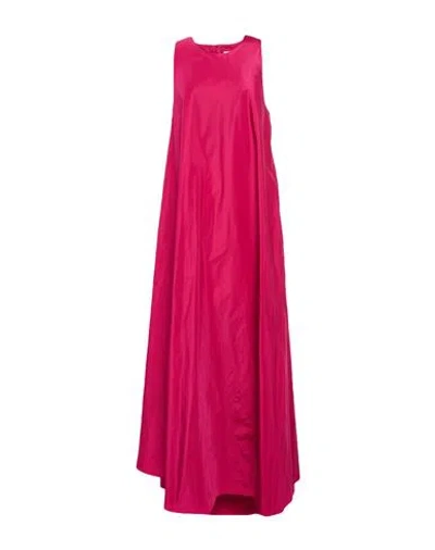 P.a.r.o.s.h P. A.r. O.s. H. Woman Maxi Dress Magenta Size M Polyester In Pink