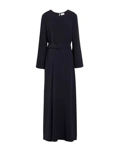 P.a.r.o.s.h P. A.r. O.s. H. Woman Maxi Dress Midnight Blue Size L Polyester In Multi