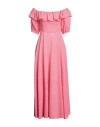 P.a.r.o.s.h P. A.r. O.s. H. Woman Long Dress Pink Size Xs Cotton