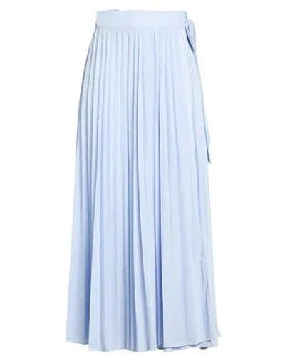 P.a.r.o.s.h P. A.r. O.s. H. Woman Maxi Skirt Sky Blue Size S Polyester
