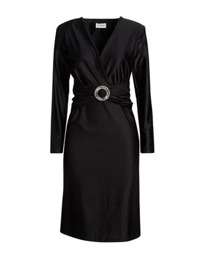 P.a.r.o.s.h P. A.r. O.s. H. Woman Midi Dress Black Size L Polyamide, Elastane
