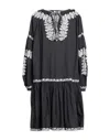 P.a.r.o.s.h Midi Dresses In Black