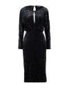 P.a.r.o.s.h P. A.r. O.s. H. Woman Midi Dress Black Size M Polyamide, Elastane In Black