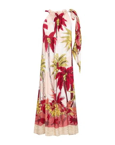 P.a.r.o.s.h P. A.r. O.s. H. Woman Midi Dress Blush Size M Silk