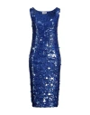 P.a.r.o.s.h P. A.r. O.s. H. Woman Midi Dress Bright Blue Size M Polyamide, Elastane