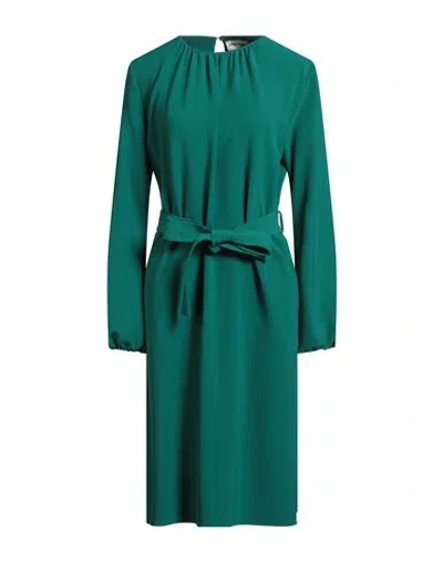 P.a.r.o.s.h P. A.r. O.s. H. Woman Midi Dress Emerald Green Size L Polyester, Elastane