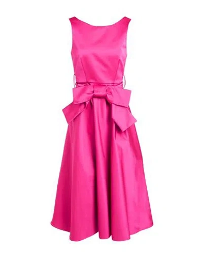 P.a.r.o.s.h P. A.r. O.s. H. Woman Midi Dress Fuchsia Size Xs Polyester In Pink