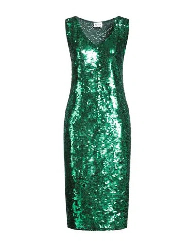 P.a.r.o.s.h P. A.r. O.s. H. Woman Midi Dress Green Size Xs Polyamide, Elastane