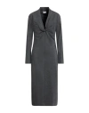 P.a.r.o.s.h P. A.r. O.s. H. Woman Midi Dress Grey Size L Viscose, Polyamide, Elastane In Gray