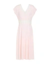 P.a.r.o.s.h P. A.r. O.s. H. Woman Midi Dress Light Pink Size Xs Silk, Elastane