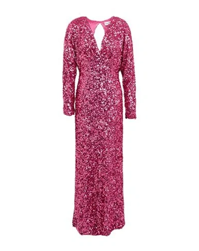 P.a.r.o.s.h P. A.r. O.s. H. Woman Midi Dress Magenta Size Xs Polyester, Elastane In Purple