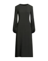 P.a.r.o.s.h P. A.r. O.s. H. Woman Midi Dress Military Green Size S Polyester