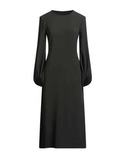 P.a.r.o.s.h P. A.r. O.s. H. Woman Midi Dress Military Green Size S Polyester In Green