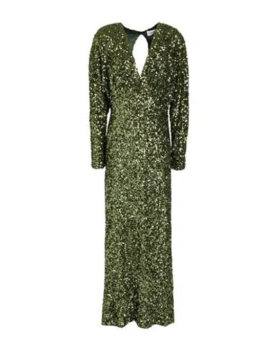 P.a.r.o.s.h P. A.r. O.s. H. Woman Midi Dress Military Green Size S Polyester, Elastane