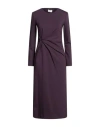 P.a.r.o.s.h P. A.r. O.s. H. Woman Midi Dress Plum Size S Polyamide, Elastane In Purple