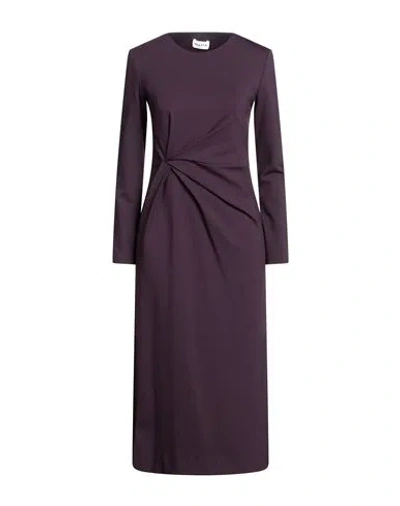 P.a.r.o.s.h P. A.r. O.s. H. Woman Midi Dress Plum Size S Polyamide, Elastane In Purple